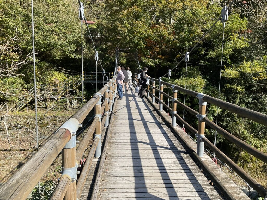 道の駅 ひろた 吊り橋